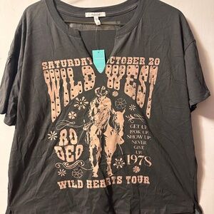 Maurices Wild West T Shirt with studs